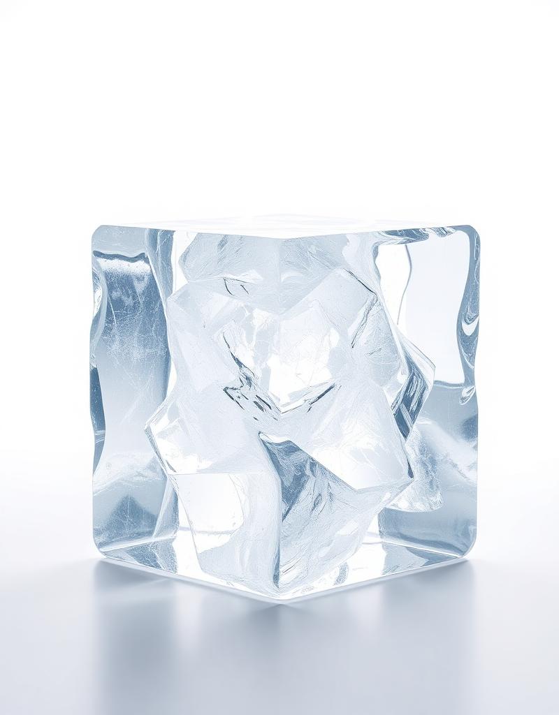 Hielo Cristal Escultura